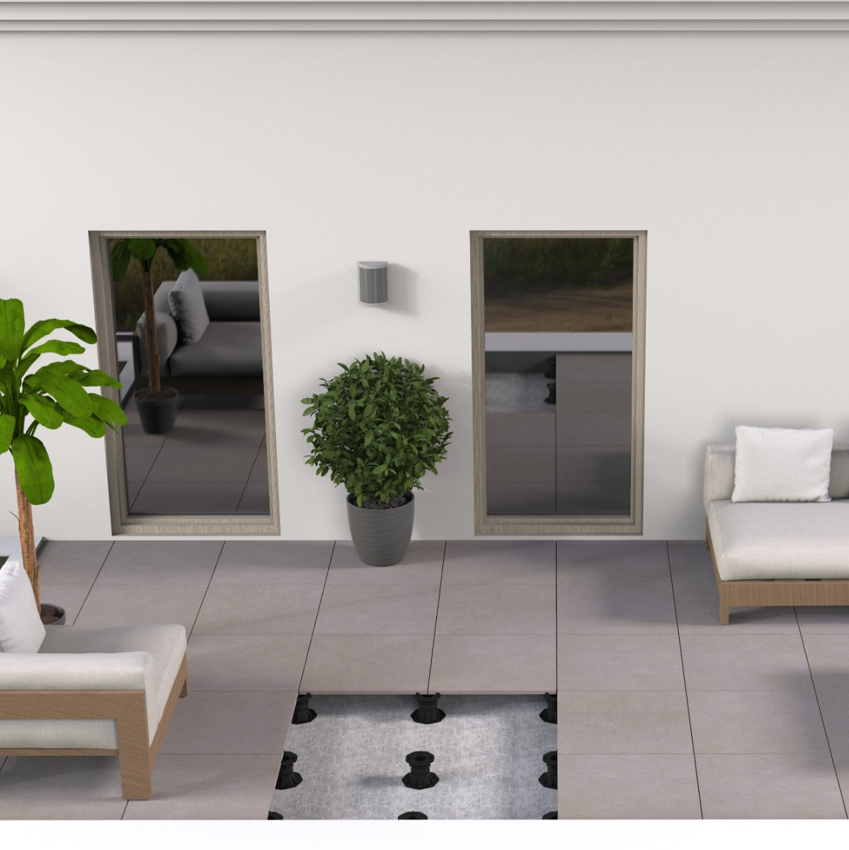 Flise- og terrassefod 38-50mm