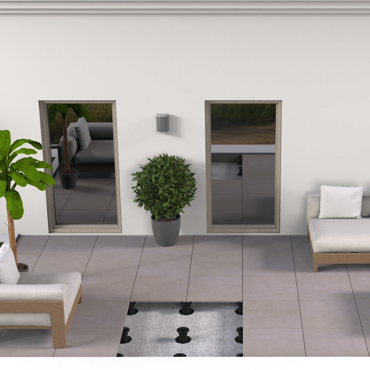 Flise- og terrassefod 73-110mm