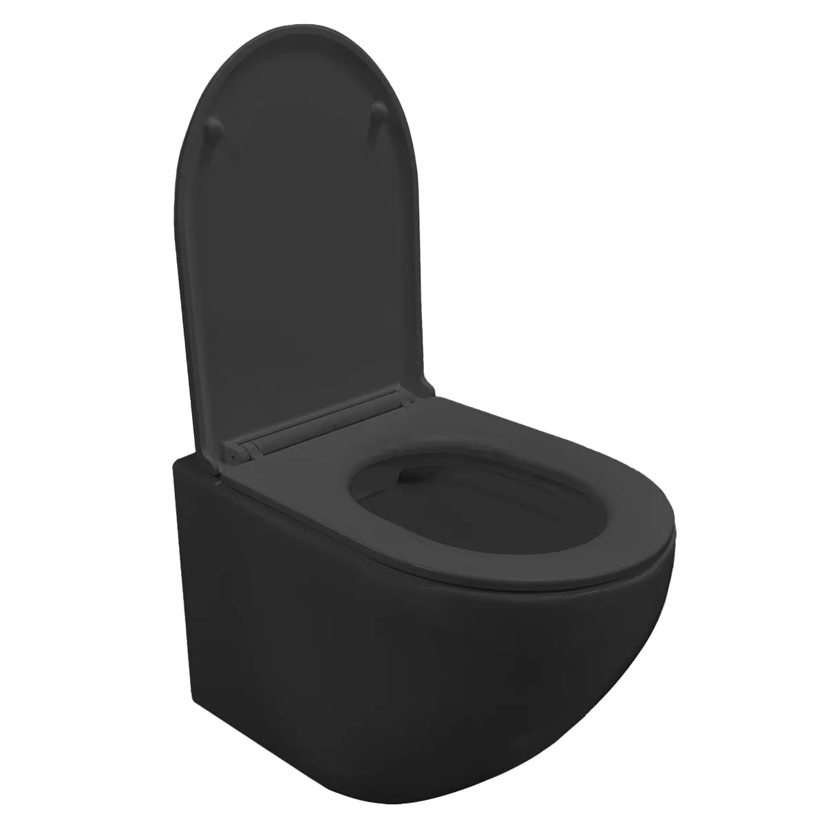 Væghængt Toilet Tenfors Sanitario Sort Mat