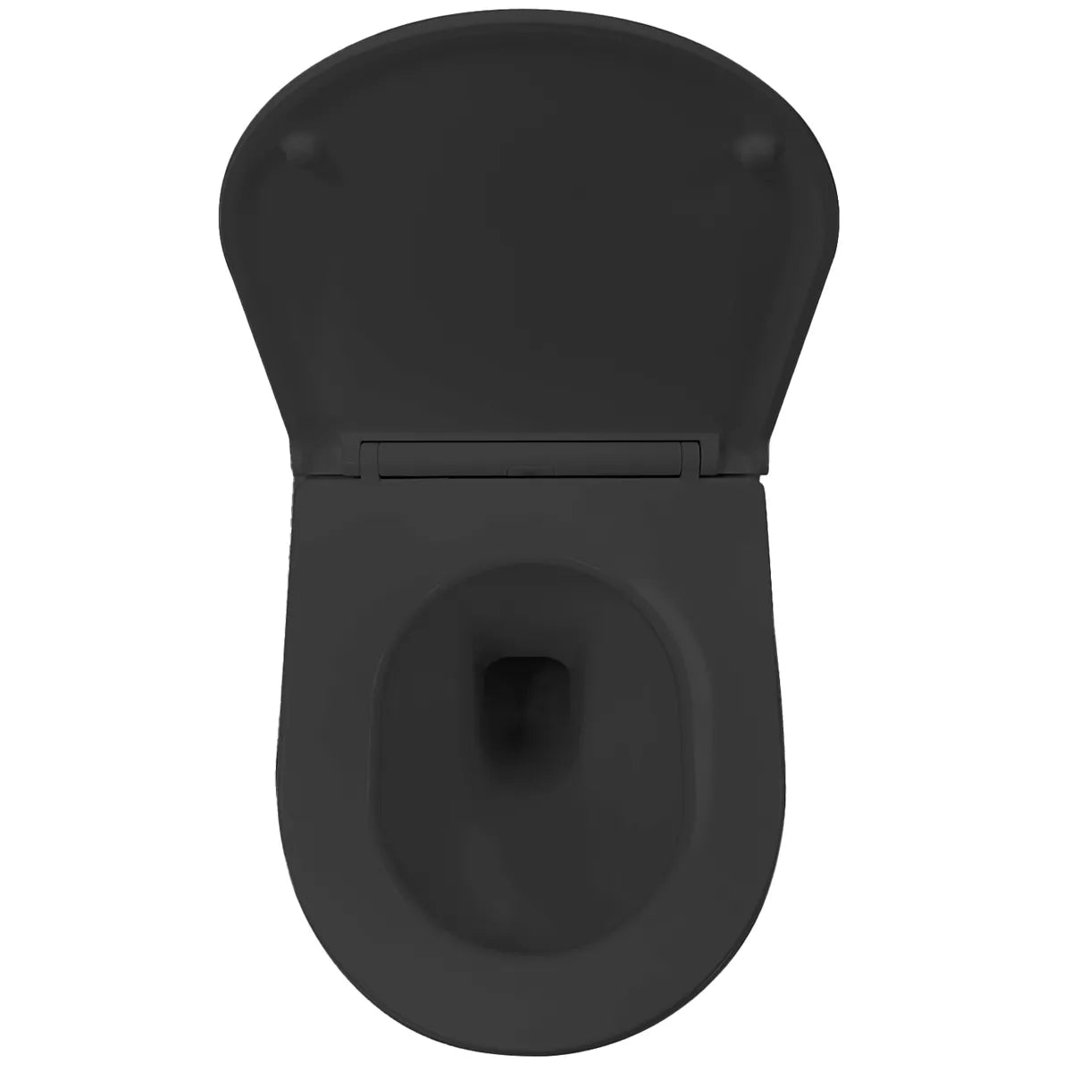 Væghængt Toilet Tenfors Sanitario Sort Mat