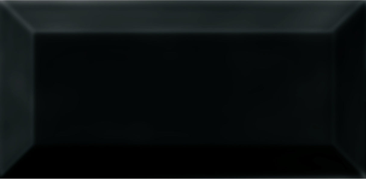 Vægflise Metro Sort mat 7,5x15