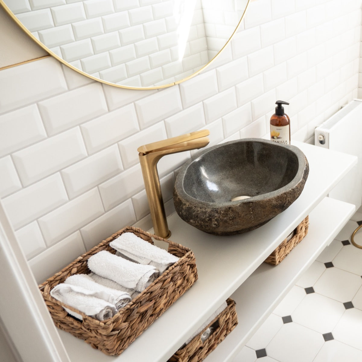 Vægflise Metro Hvid mat 10x20