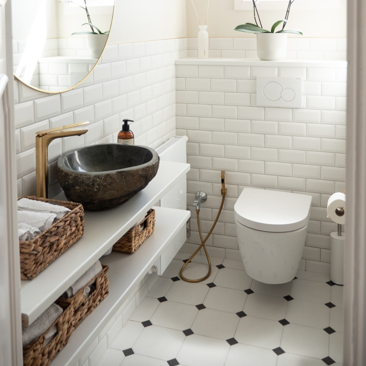 Vægflise Metro Hvid mat 10x20