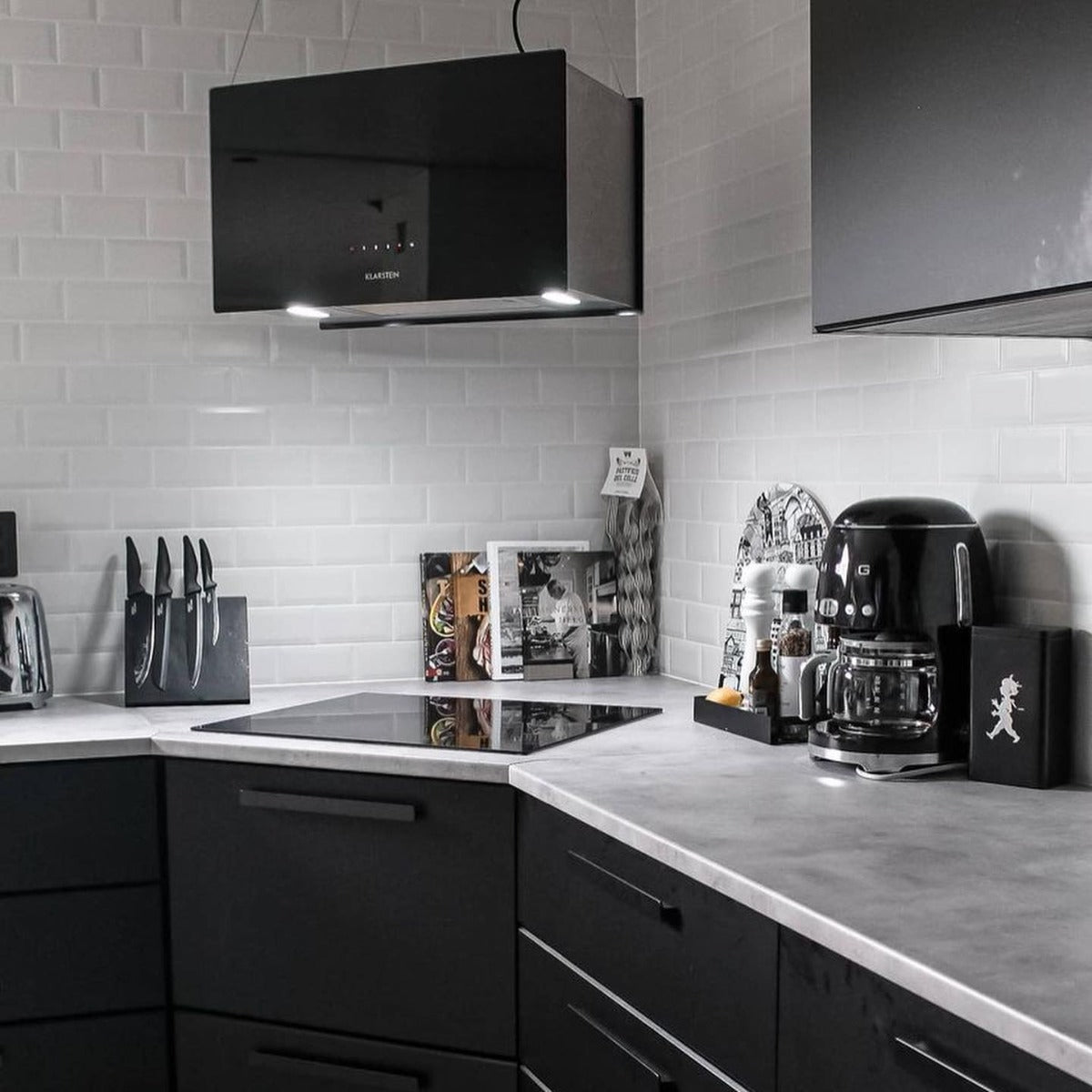 Vægflise Metro Hvid mat 10x20