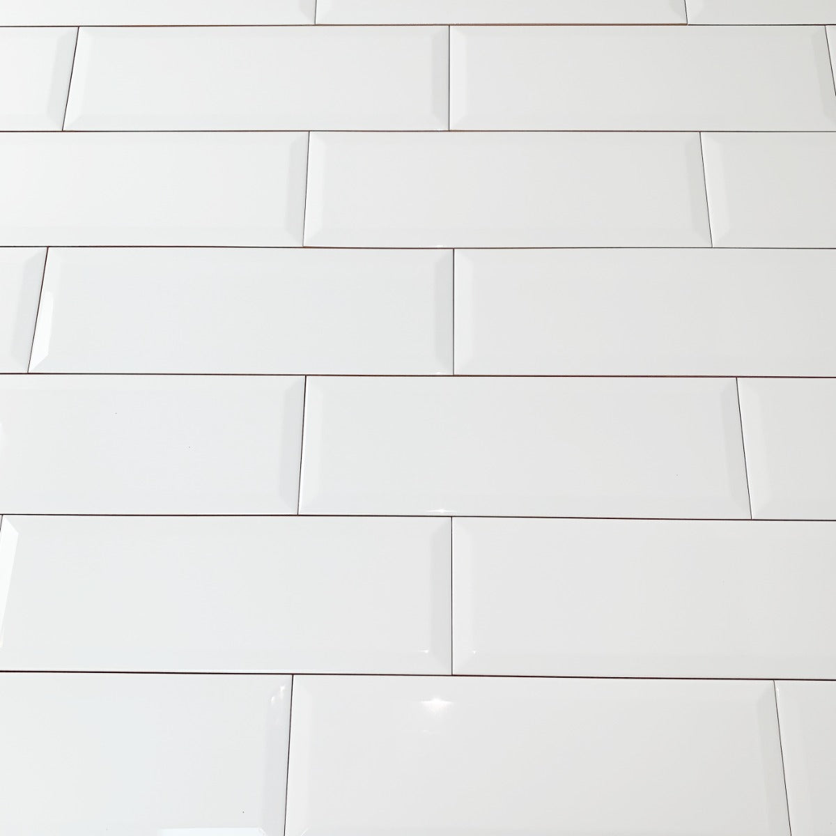 Vægflise Metro Hvid Blank 10x30