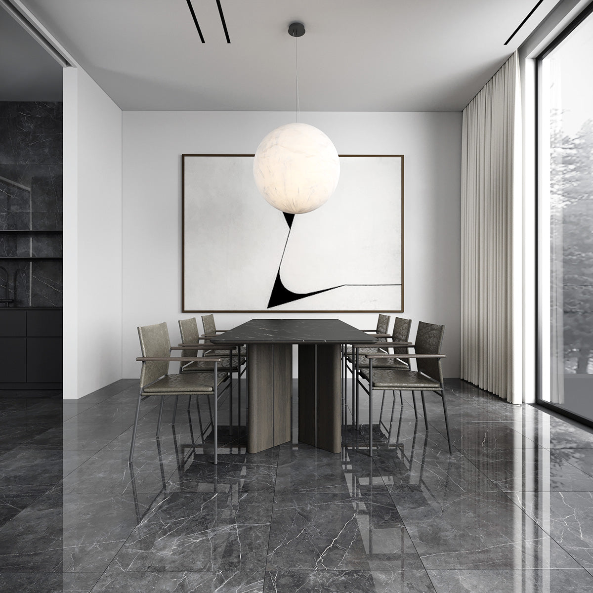 Klinker Venatto Marmor Blank 60x60