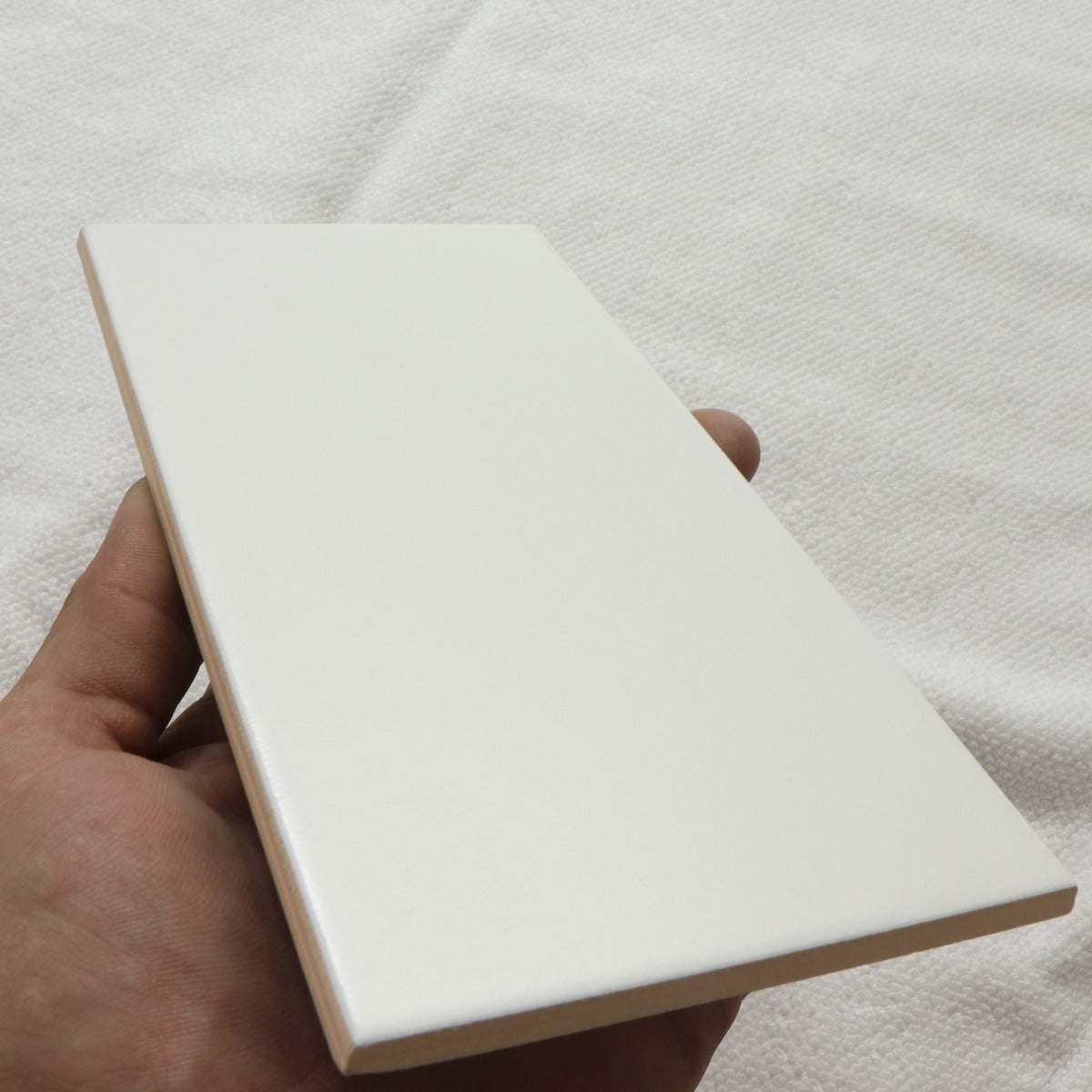 Vægflise Hvid Glat Mat 10x20