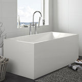 Badekar Hafa Sun Square 1600 Hvid
