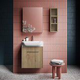 Badeværelsesmøbel sæt Tenfors Kompakt 55 cm Eg