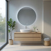 Badeværelsesspejl Rund Dugfri LED 100 cm Tenfors Verona