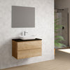Bordplade Solid Surface Tenfors 60x45 cm Sort Mat