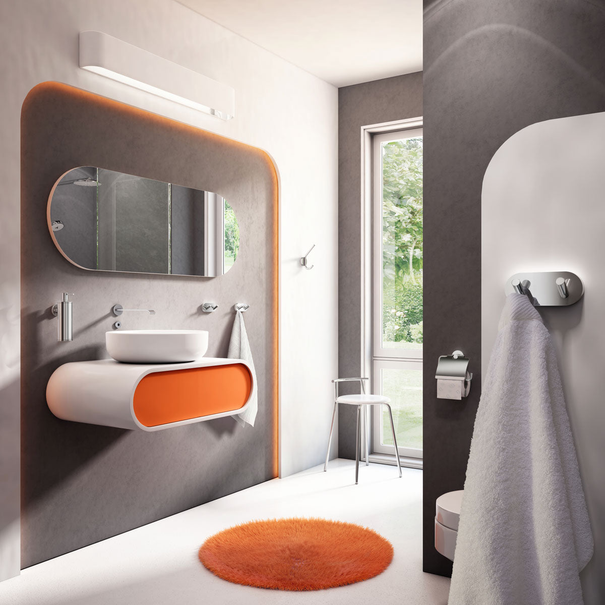 Dobbelkrog Smedbo Home Krom Blank