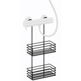 Brusekurv 2-plan Smedbo Sort Mat