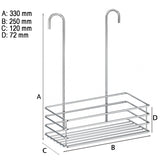 Brusekurv enkel Smedbo Krom Blank
