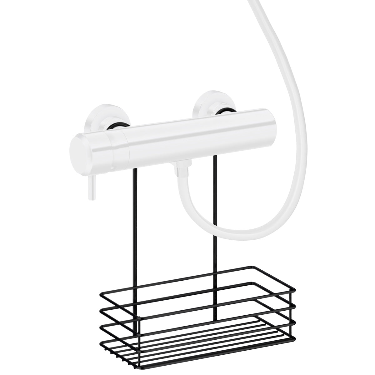 Brusekurv enkel Smedbo Sort Mat