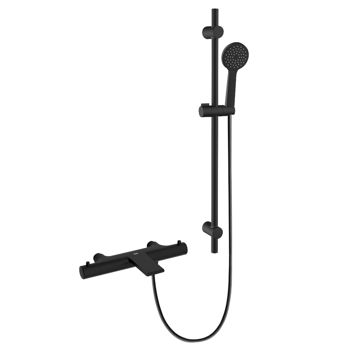 Duschset Gaia Eco med Badkarsblandare Hafa Tide Svart CC160