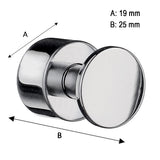 Enkeltkrog Smedbo Home Krom Blank 2-pak