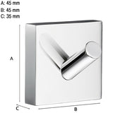 Enkeltkrog Smedbo House Krom Blank