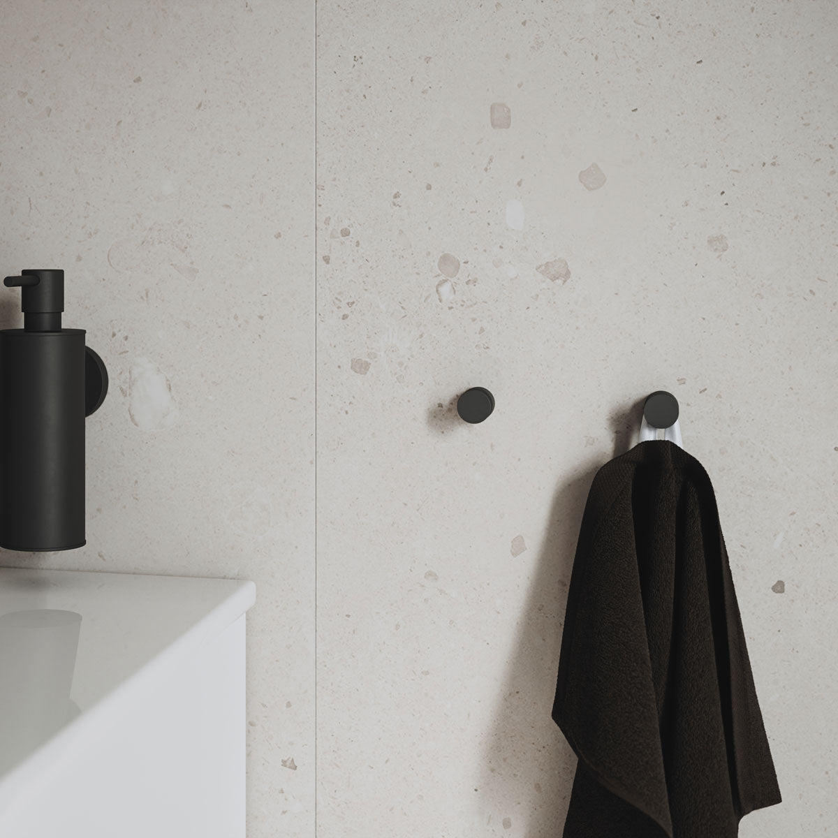 Enkeltkrog Smedbo House Sort Mat 2-pak