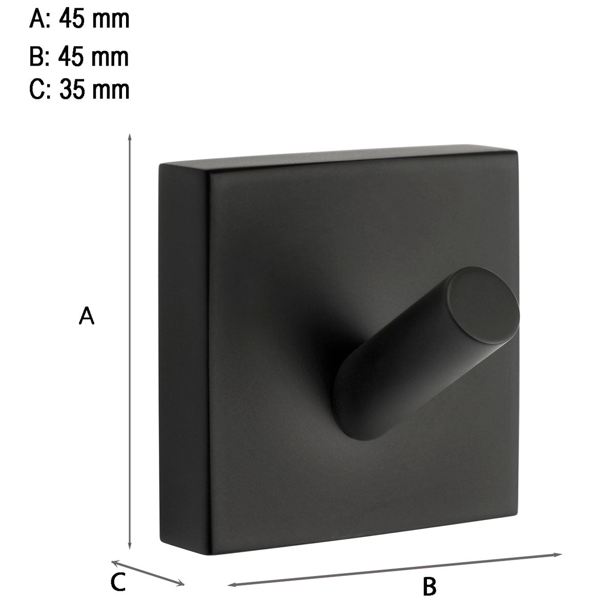 Enkeltkrog Smedbo House Sort Mat