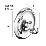 Enkeltkrog Smedbo Villa Krom Blank