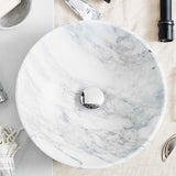 Fritstående Håndvask Noro Marble Hvid