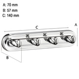 Firekrog Smedbo Villa Krom Blank