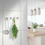 Firekrog Smedbo Selvklæbende Kantet Krom Blank