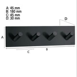 Firekrog Smedbo Selvklæbende Kantet Sort Mat