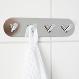 Firekrog Smedbo Selvklæbende Rund Krom Blank