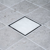 Gulvrist Tile In Frame 147 Rustfri Børstet Syrefast
