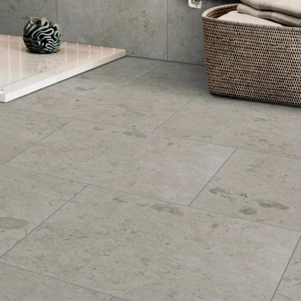 Klinker Jura Kalksten Gris Mat 60x60