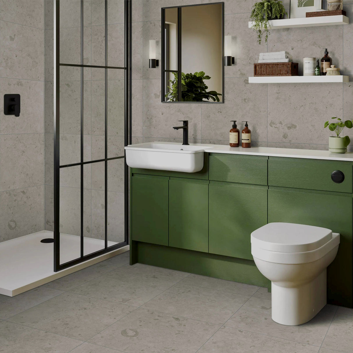 Klinker Jura Kalksten Gris Mat 60x60