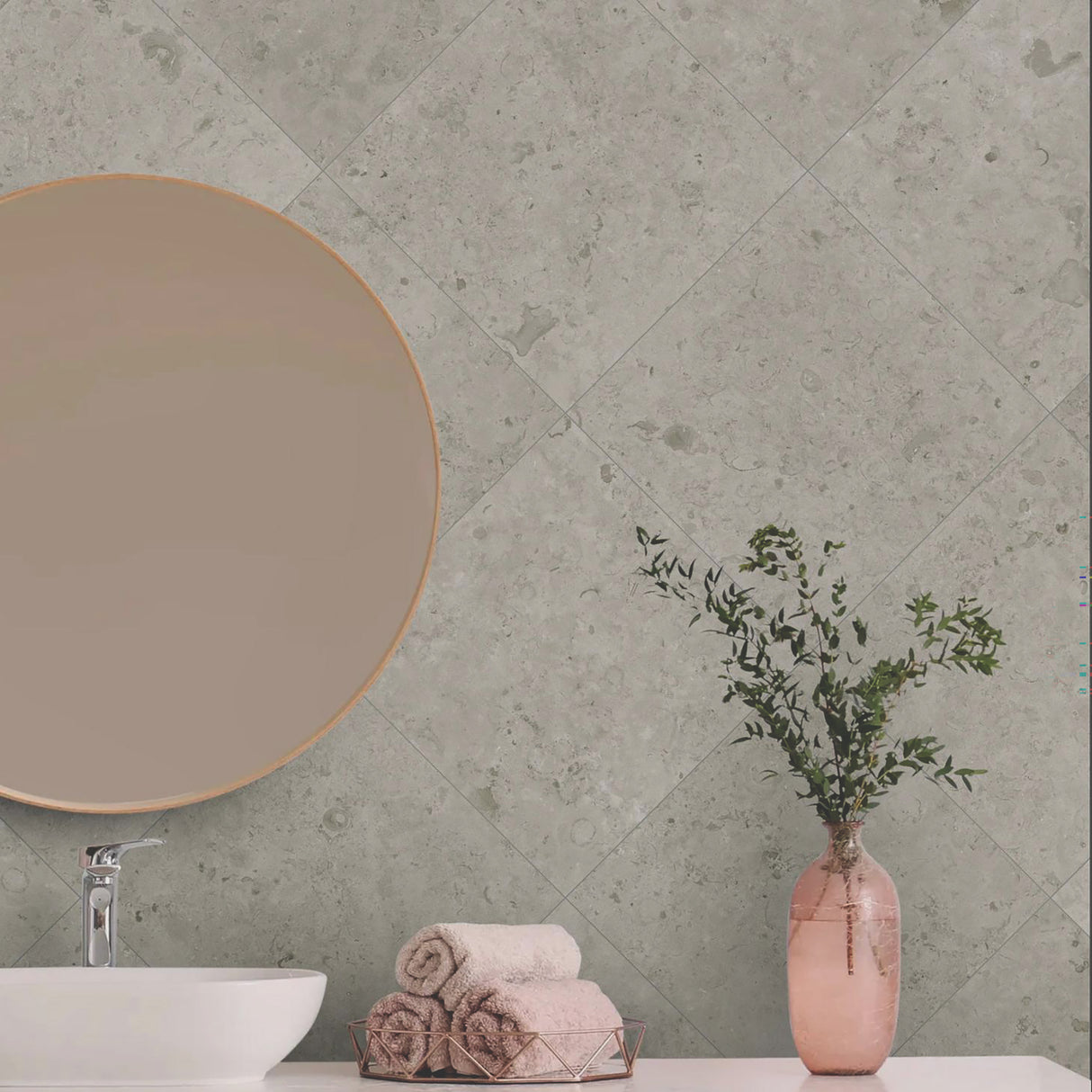 Klinker Jura Kalksten Gris Mat 60x60