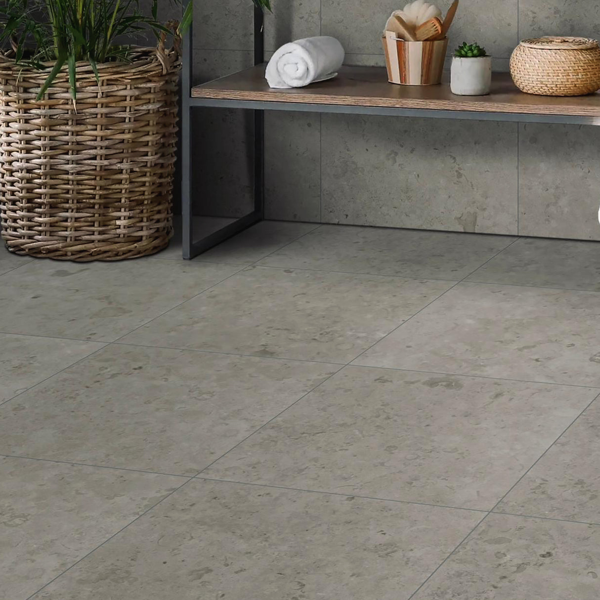 Klinker Jura Kalksten Gris Mat 60x60