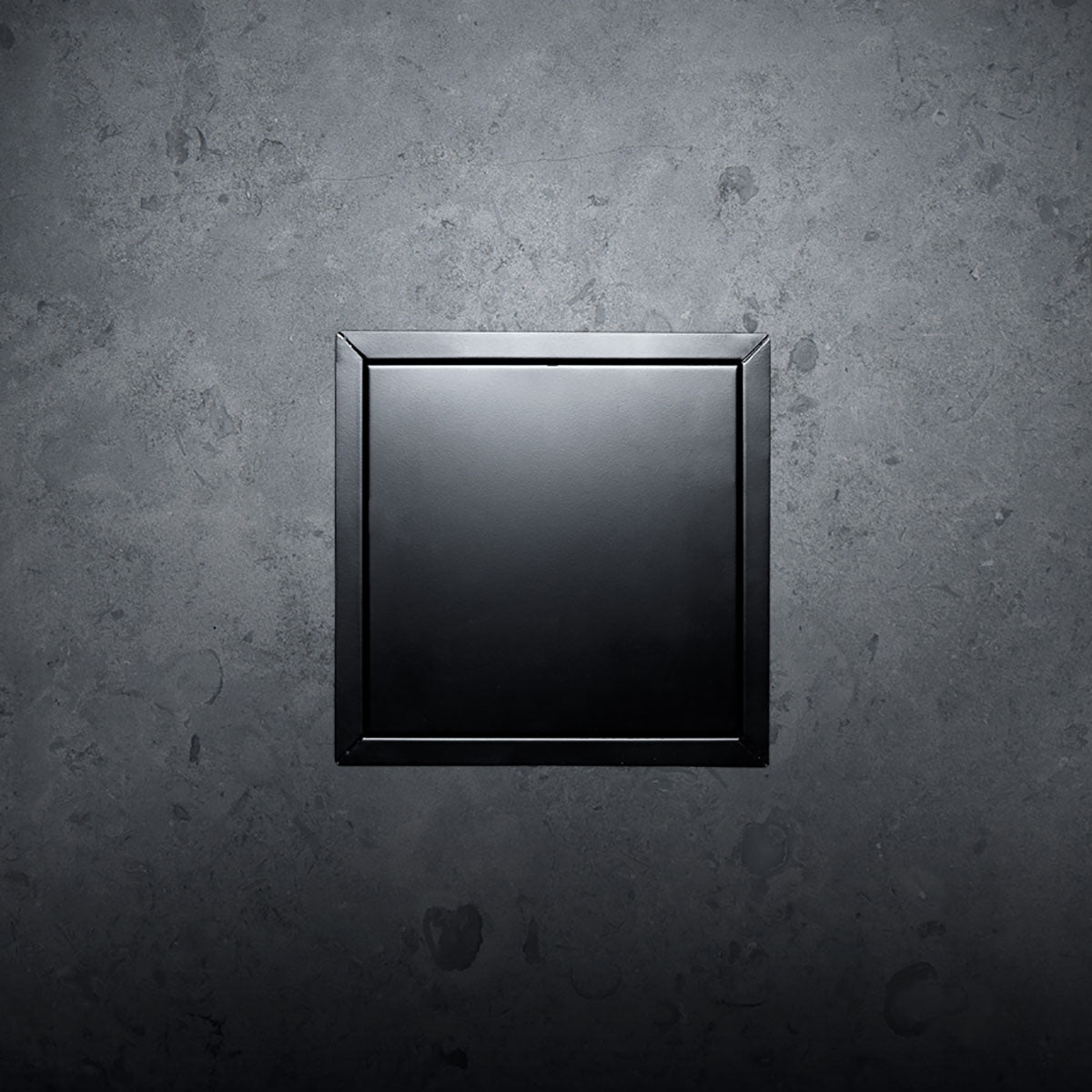 Inspektionslem Push Black 200x200 mm