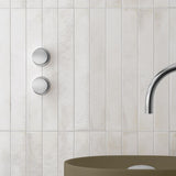 Vægflise Bali White Blank 5x40
