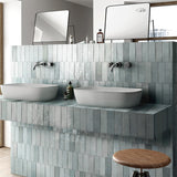 Vægflise Creativa Aqua Blank 6,5x20