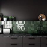 Vægflise Creativa Moss Green Blank 13,2x13,2
