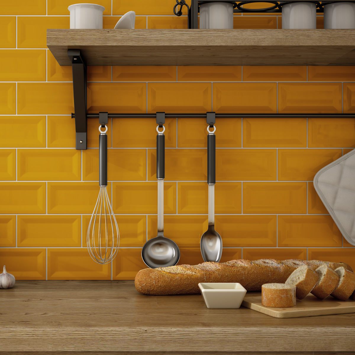 Provbit Kakel Inmetro Vision Amber Blank 7,5x15