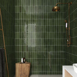 Prøve Vægflise La Riviera Botanical Green Blank 6,5x20