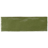 Vægflise La Riviera Botanical Green Blank 6,5x20