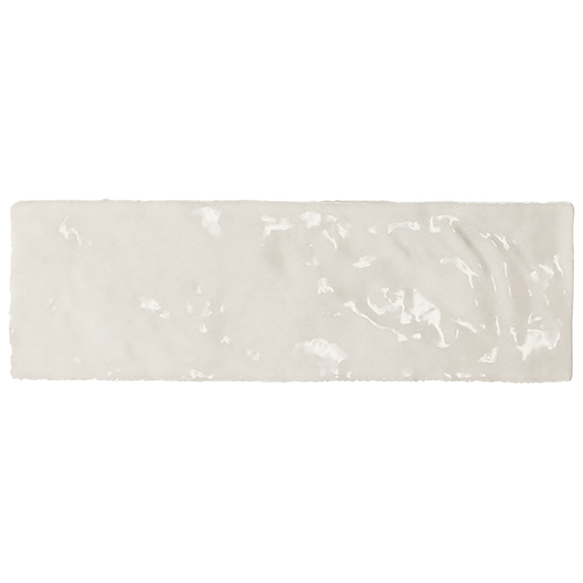 Vægflise La Riviera White Blank 6,5x20