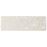 Vægflise La Riviera White Blank 6,5x20