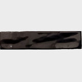 Vægflise Materika Rak Black Blank 5x25