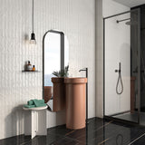 Prøve Vægflise Materika Lige White Blank 5x25