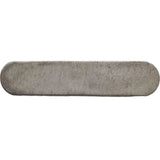 Vægflise Materika Rund Grey Blank 5x25