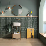 Prøve Vægflise Materika Rund Ocean Blank 5x25