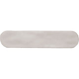 Vægflise Materika Rund White Blank 5x25