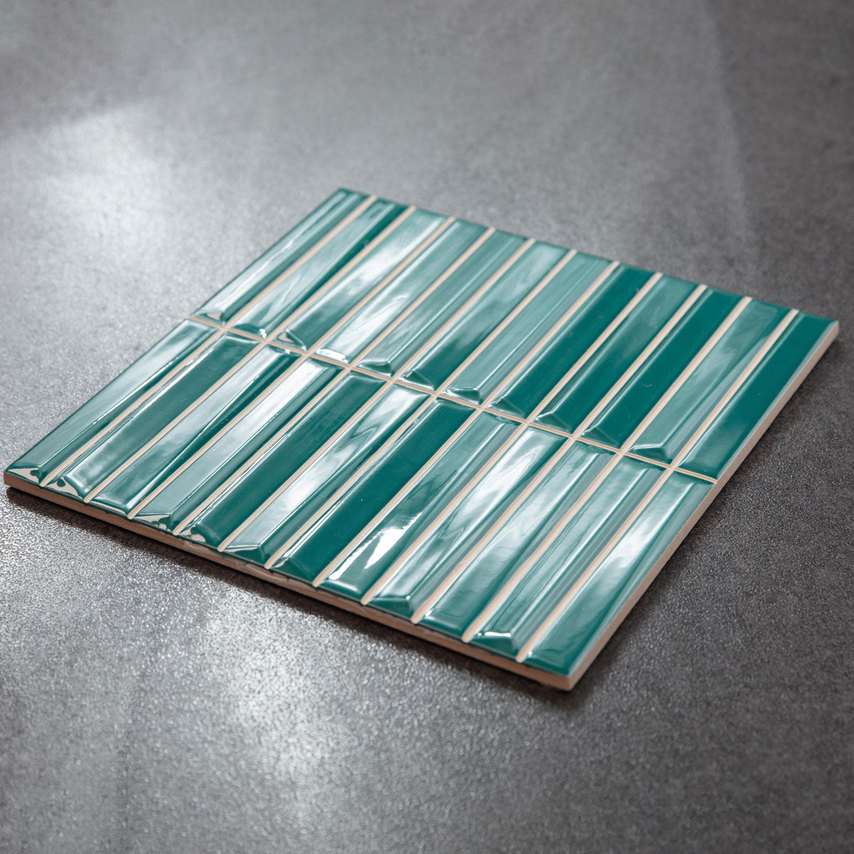 Vægflise Melody Turquoise Blank 20x20
